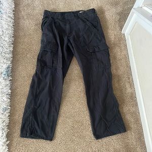 Black Wrangler Cargo Pants 30x30